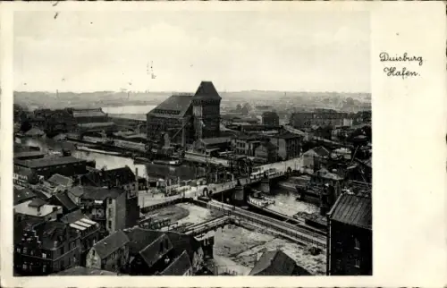 Ak Ruhrort Duisburg im Ruhrgebiet, Duisburg Hafen