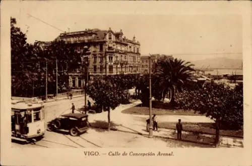 Ak Vigo Galicien Spanien, Calle de Concepción Arenal