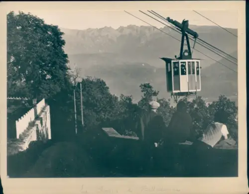 Foto Grenoble Isère, Gesamtansicht, Gebirge, Seilbahn