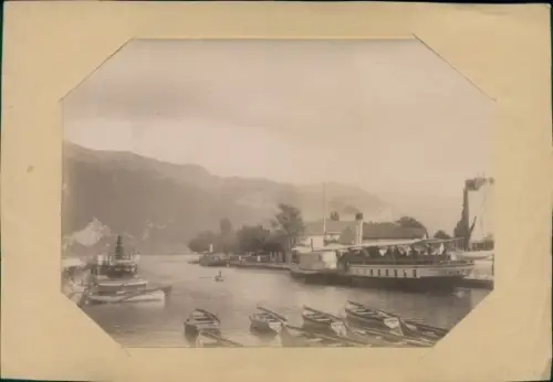 Foto Annecy Haute Savoie, Gesamtansicht, Dampfer