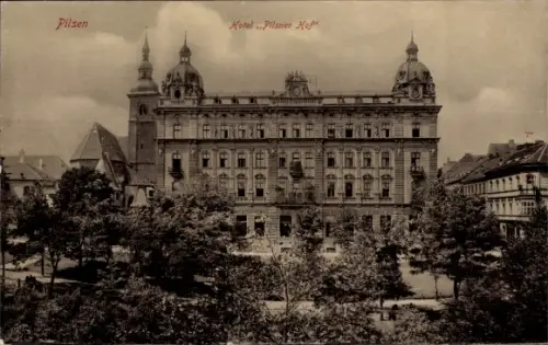 Ak Plzeň Pilsen Stadt, Hotel Pilsner Hof