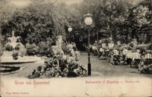 Ak Eppendorf Wattenscheid Bochum im Ruhrgebiet, Restauration F. Niggeling