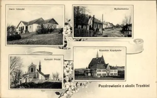 KP Trzebinia Polen, Dwor Gorecki, Klasztor Krystynow, Kosciol Plocki