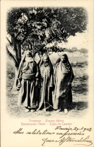 Ak Kaukasus Russland, Types de Caucase, Femmes tekines