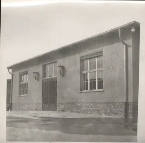 Original Foto Berlin-Hohenschönhausen, Mampe Berliner Schnapsmanufaktur, um 1946, ca. 12x12 cm