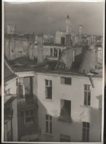 Original Foto Berlin-Wilmersdorf, Lietzenburger Str. 33 / Ecke Sächsische Str.1, um 1946, 17x12 cm