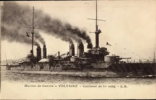 CPA Marine Militaire Francaise, Voltaite, Cuirassé de 1er rang