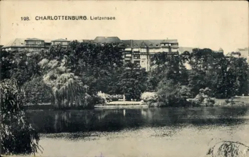 Ak Berlin Charlottenburg, Lietzensee