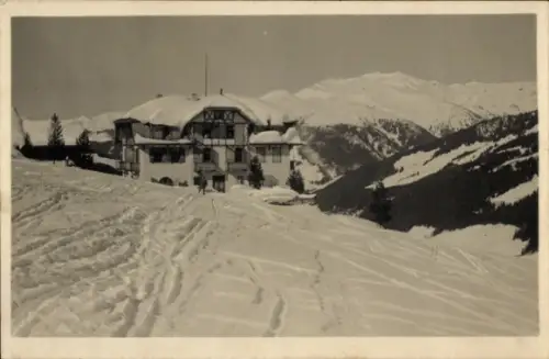 Ak Krimml Salzburg, Blick auf Waltls Alpengasthof