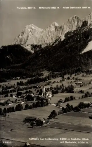Ak Ramsau am Dachstein Steiermark, Gesamtansicht