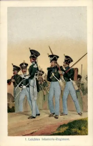 Ak 1. Leichtes Infanterie Regiment, Vormals Königliches Hannoversches Militär, Um 1840