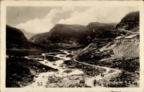 Ak Vatnahalsen Myrdal Norwegen,  Bergensbanen, G. H. 2016