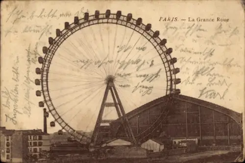 Ak Paris VIII Élysée, PARIS, La Grande Roue