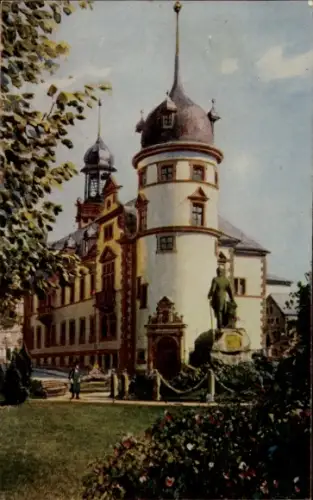 Ak Siegen in Westfalen, Postamt, Bismarckdenkmal, Siegen