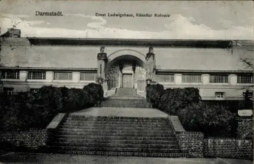 Ak Bessungen Darmstadt in Hessen,  Ernst Ludwigshaus, Künstlerkolonie