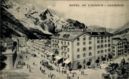 Ak Chamonix Mont Blanc Haute Savoie, Hotel de L'Europe