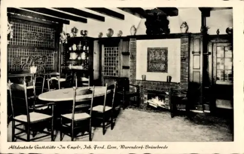 Ak Brünebrede Warendorf Nordrhein Westfalen, Gasthof Im Engel, Inh. Ferd. Leve
