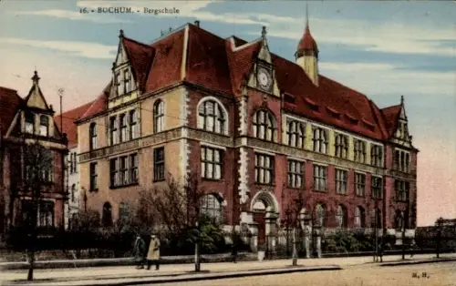 Ak Bochum im Ruhrgebiet, Bergschule