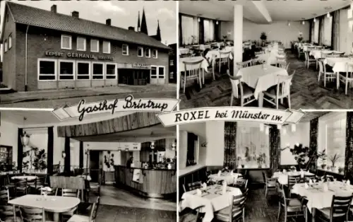Ak Roxel Münster in Westfalen, Gasthof Brintrup, Roxel bei Münster, Münsterstraße 2, Export Germa