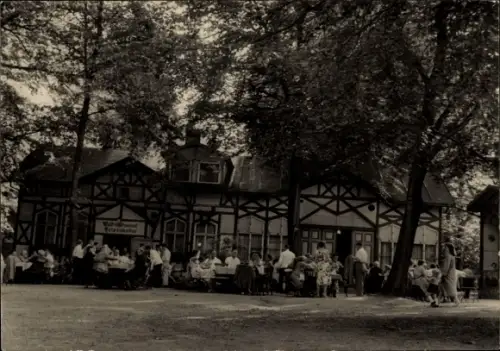 Ak Bad Suderode Quedlinburg im Harz, Waldgaststätte Felsenkeller