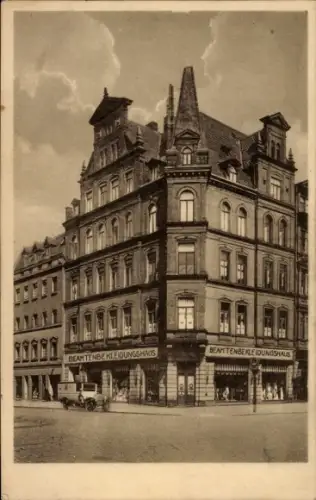 Ak Hannover in Niedersachsen, Beamtenbekleidungshaus, Lützowstr. 1. Ecke Goethestraße