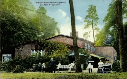 Ak Metgethen Kaliningrad Königsberg Ostpreußen, Waldschlösschen
