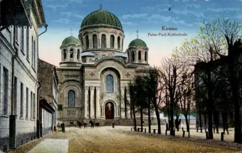 Ak Kaunas Kowno Kauen Litauen, Peter Paul Kathedrale