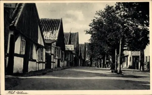 Ak Hel Pommern, Straßenpartie