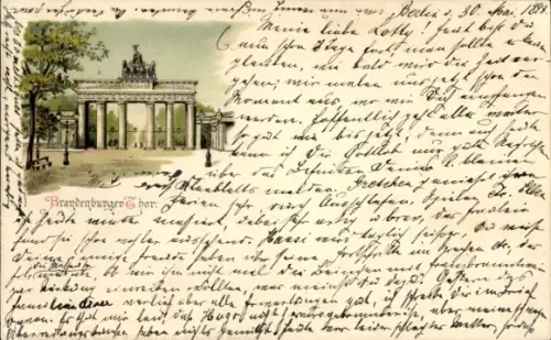 Litho Berlin Mitte, Brandenburger Tor