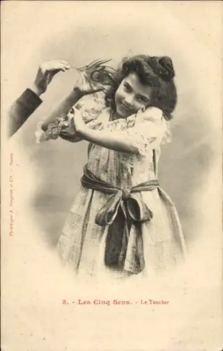 Ak Mädchen, Portrait