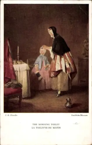 Künstler Ak Chardin, J. B., The Morning Toilet