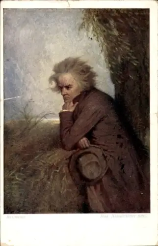 Künstler Ak Hausleithner, Rud., Ludwig van Beethoven, Deutscher Komponist, Wiener Klassik