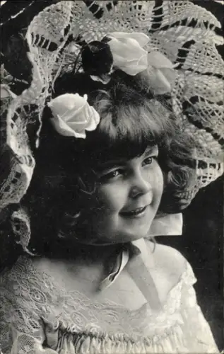 Ak Mädchen, Portrait