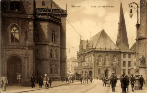 Ak Hansestadt Bremen,  Bremer Rathaus