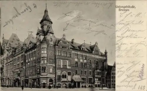 Ak Hansestadt Bremen, Uniongebäude