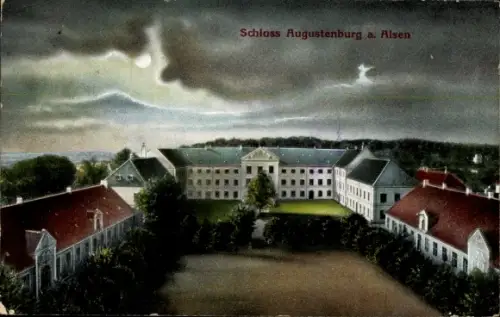 Ak Augustenborg Augustenburg Sønderborg Sönderborg Dänemark, Schloss Augustenburg a. Alsen