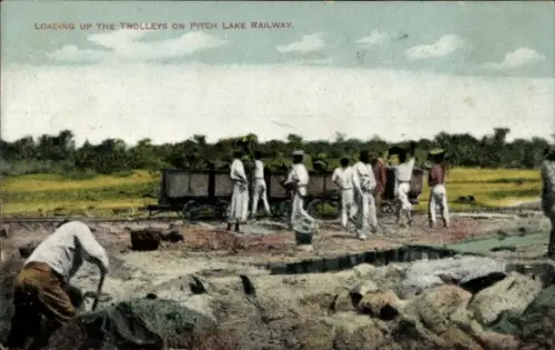 Ak La Brea Trinidad BWI, La Brea Pitch Lake, Asphaltsee, Pitch Lake Railway, Pitch Lake (La Brea)