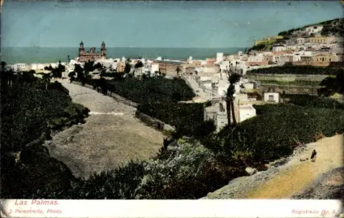 Ak Las Palmas de Gran Canaria Kanarische Inseln, Gesamtansicht