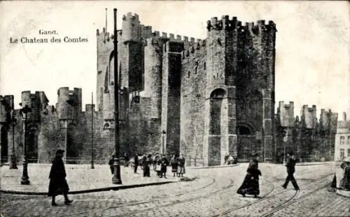 Ak Gand Gent Ostflandern, Gand, Le Chateau des Comtes, Gravensteen