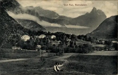 Ak Romsdalen Norwegen, Bergheim, Ved Rak, Romsdalen