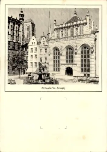 Ak Gdańsk Danzig, Artushof, Danzig