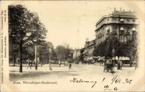Ak Riga Lettland,  Thronfolger-Boulevard