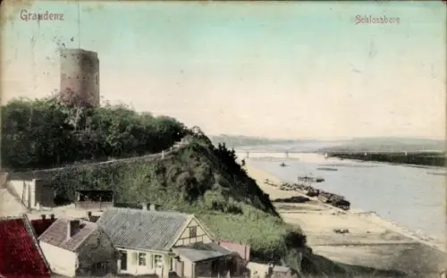 Ak Grudziądz Graudenz Westpreußen, Schlossberg