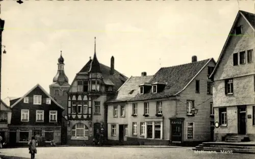 Ak Mettmann in Nordrhein Westfalen, Markt