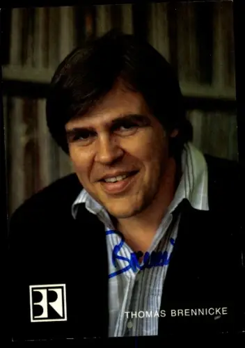 Ak Moderator Thomas Brennicke, Portrait, Autogramm