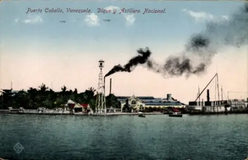 Ak Puerto Cabello Venezuela, National Dock and Shipyard