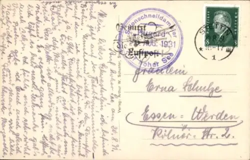 Ak Salonschnelldampfer Rugard, Sassnitz Linie