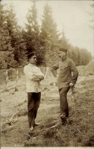 Foto Ak Deutsche Soldaten in Uniformen, Kaiserzeit