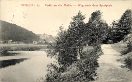 Ak Nossen in Sachsen, Muldenpartie