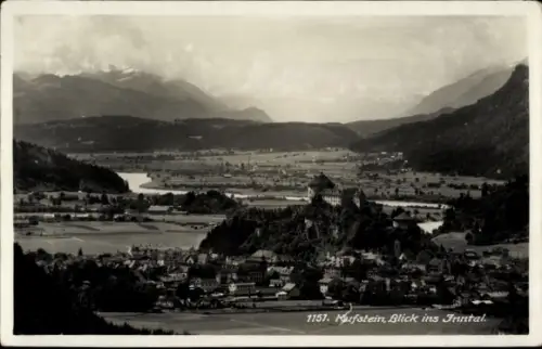 Ak Kufstein in Tirol, Blick ins Inntal